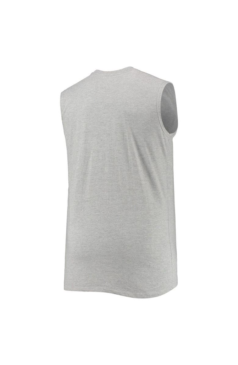 PROFILE Men's Heathered Gray Chicago White Sox Big & Tall Jersey Muscle Tank Top, Alternate, color, 
