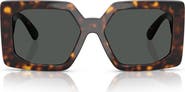 Versace 55mm Square Sunglasses