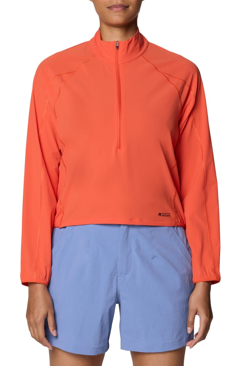 Sunshield Half-Zip UPF 50+ Jacket, Main, color, ASPECT
