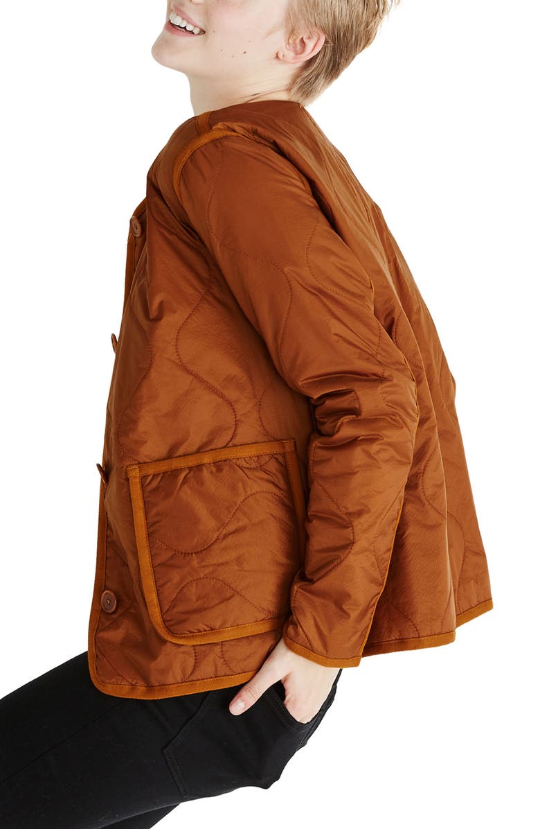 Madewell Quilted Liner Jacket, Alternate, color,