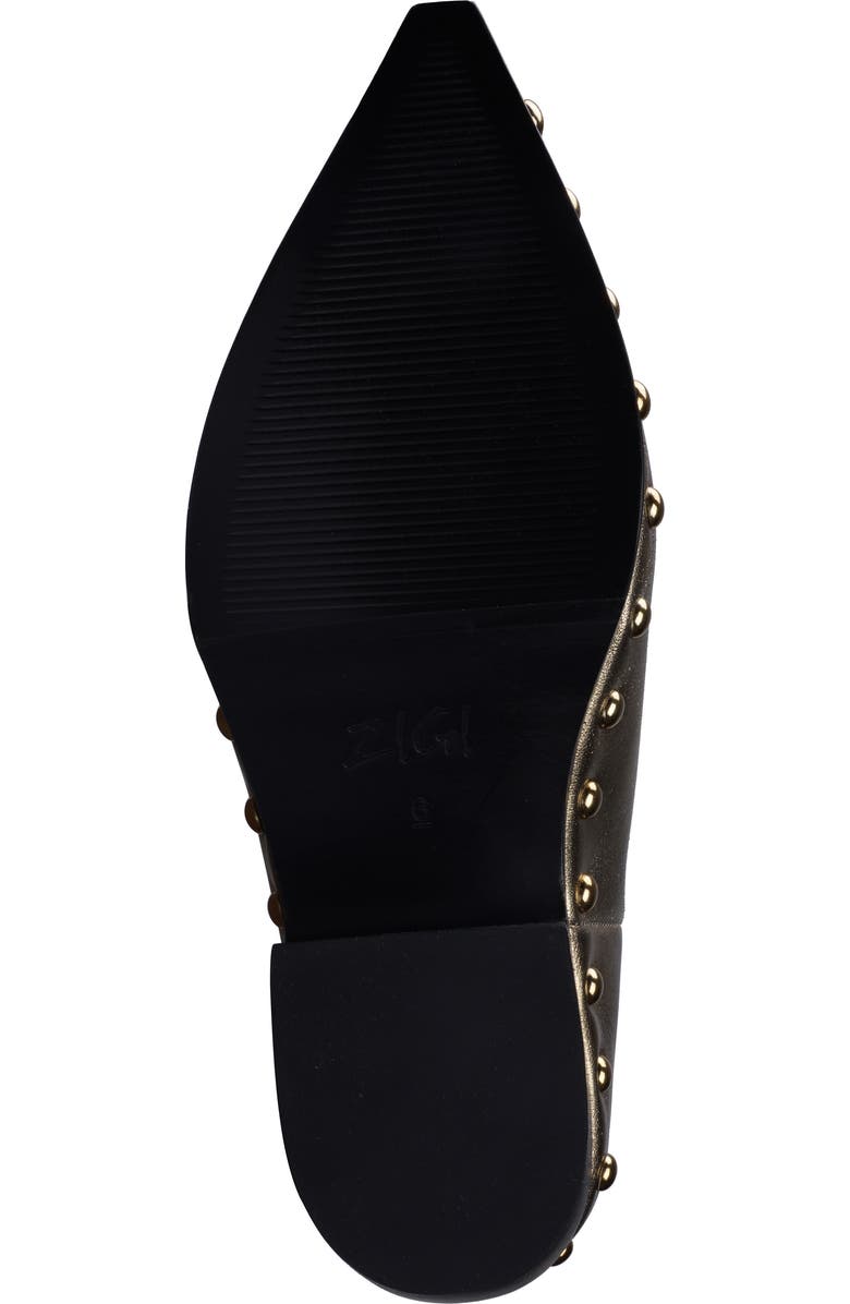 ZIGI Richelie Block Heel Mule, Alternate, color, Gold