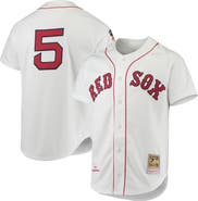 Mitchell & Ness Men's Mitchell & Ness Nomar Garciaparra White Boston Red Sox 1997 Cooperstown Collection Authentic Jersey