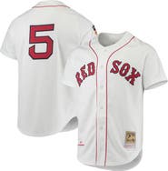 Mitchell & Ness Men's Mitchell & Ness Nomar Garciaparra White Boston Red Sox 1997 Cooperstown Collection Authentic Jersey