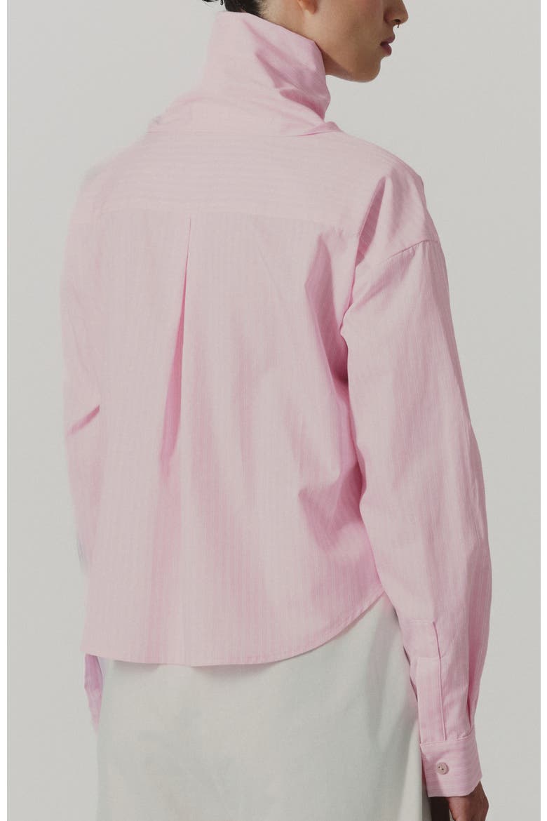 Laurel Long Sleeve Button-Up Cotton Shirt, Alternate, color, Mil Rayas Rosa Print