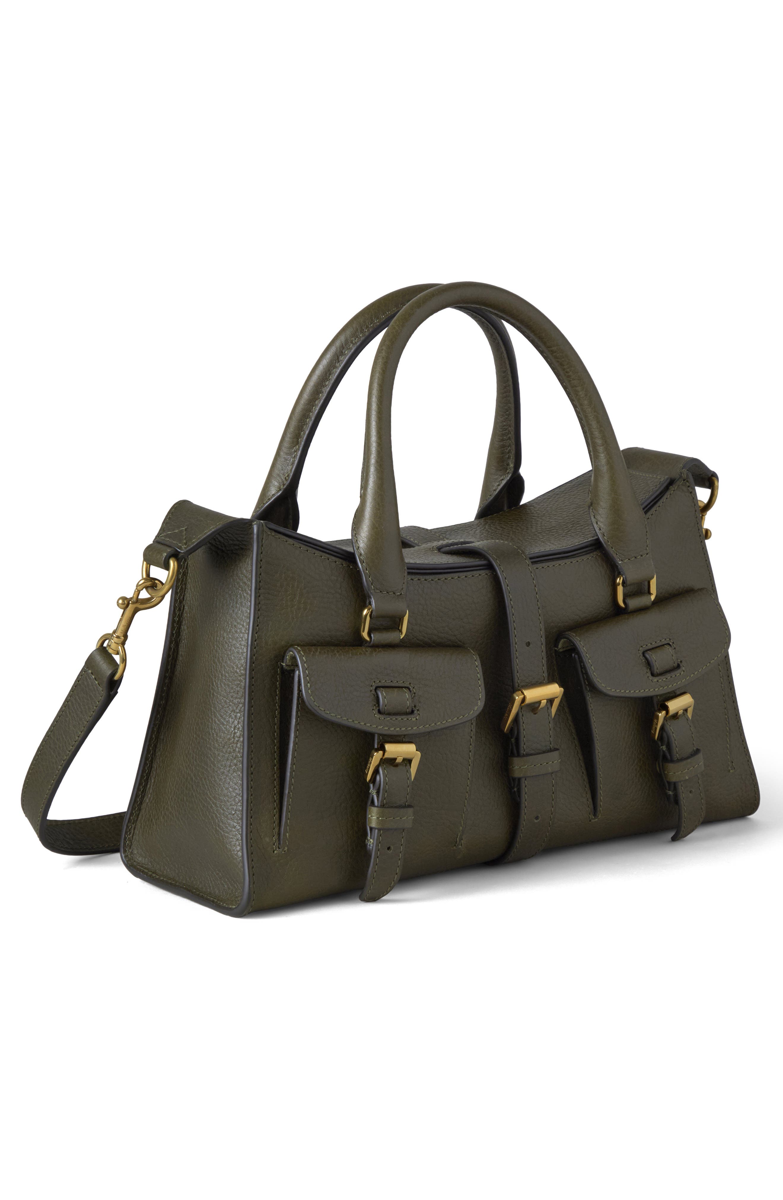 Mulberry Small Roxanne Leather Crossbody Bag, Alternate, color, Juniper Green