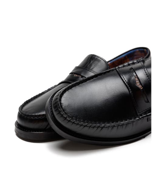 Naked Wolfe Riviera Leather Loafer In Black