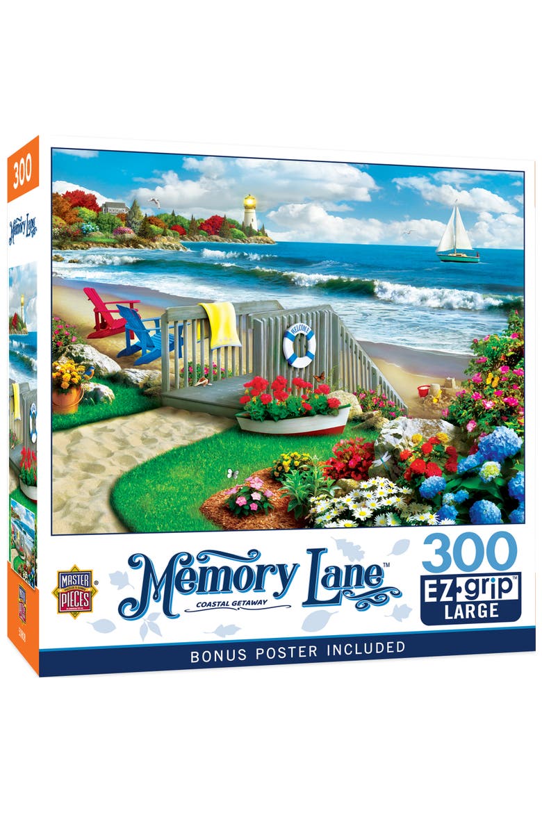 Coastal Getaway 300 Piece Jigsaw Puzzle, Main, color, Multicolor