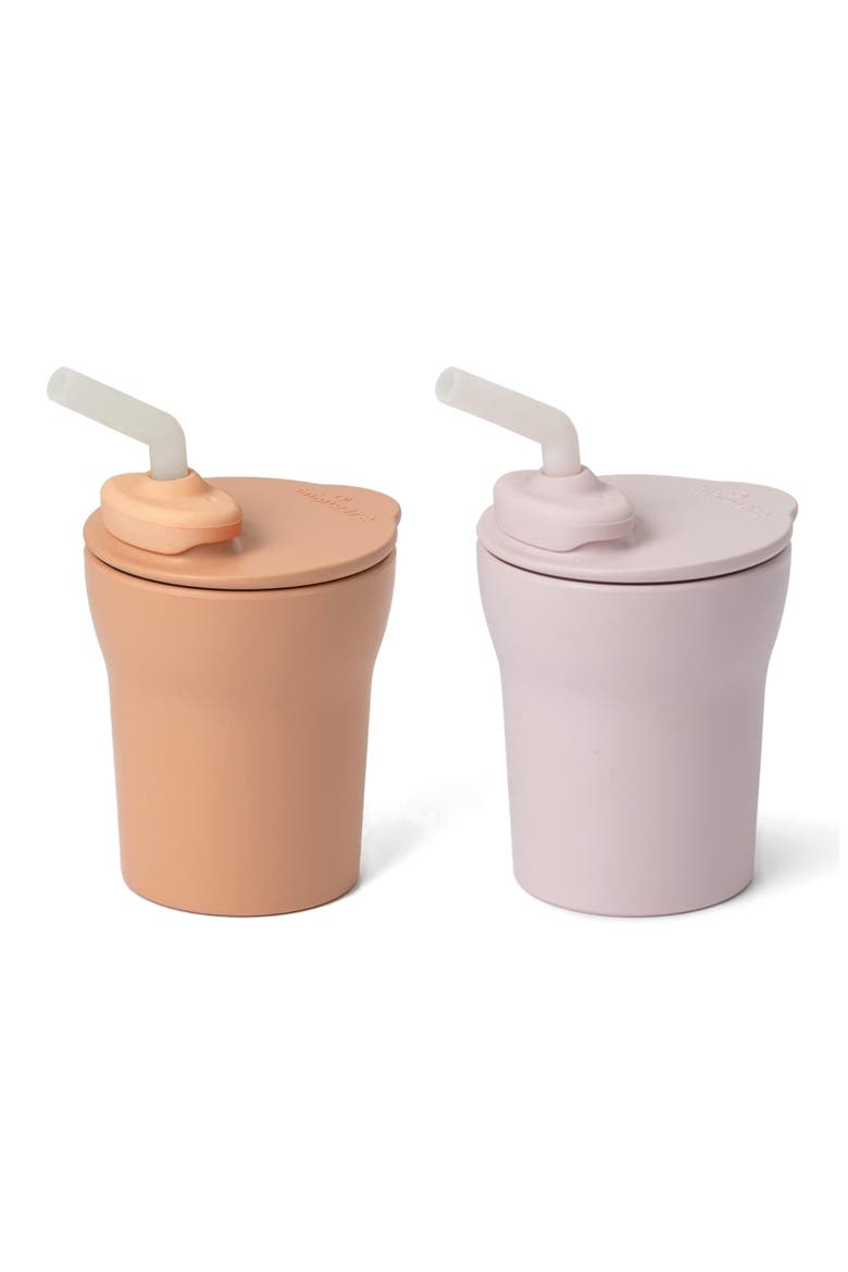 Set of 2 1-2-3 Sip Cups, Main, color, COTTON CANDY/ TOFFEE