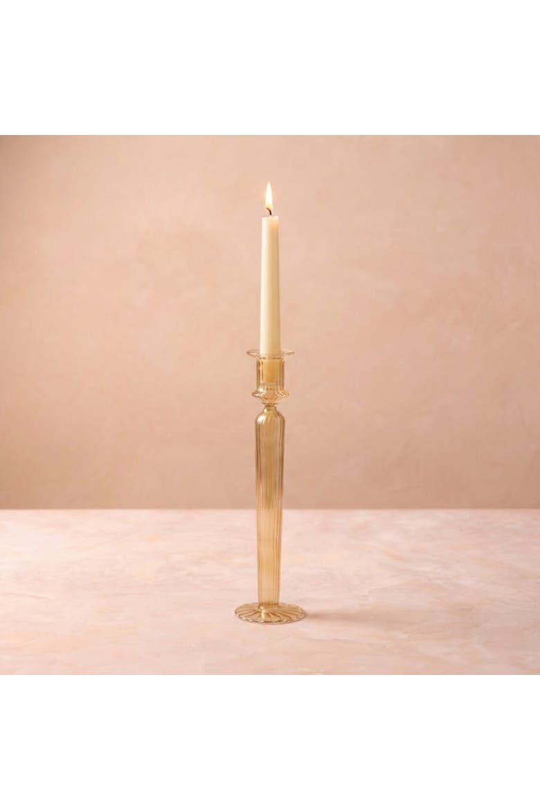 Nalia Dandelion Candlestick, Alternate, color, Dandelion