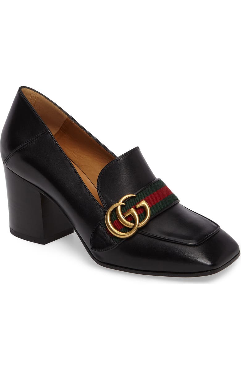 Gucci Block Heel Pump, Main, color,