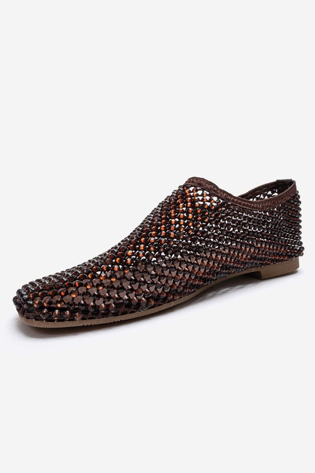 Urela Leather Ballet Flat, Alternate, color, Brown