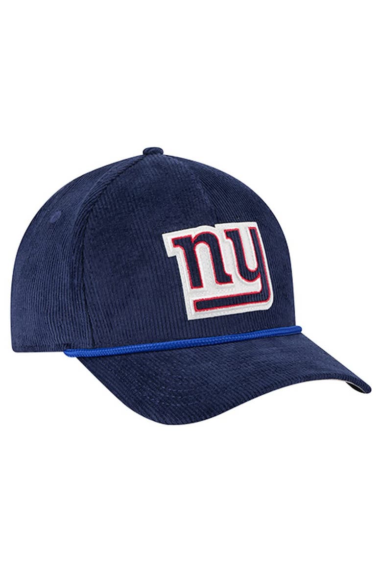 Men's New Era Royal New York Giants Cord Corduroy 9FORTY A-Frame Adjustable Hat, Alternate, color, Royal