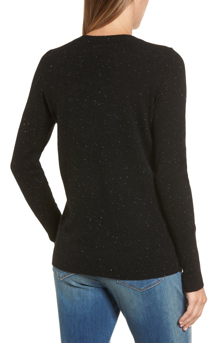 Halogen<sup>®</sup> V-Neck Cashmere Sweater, Alternate, color, 