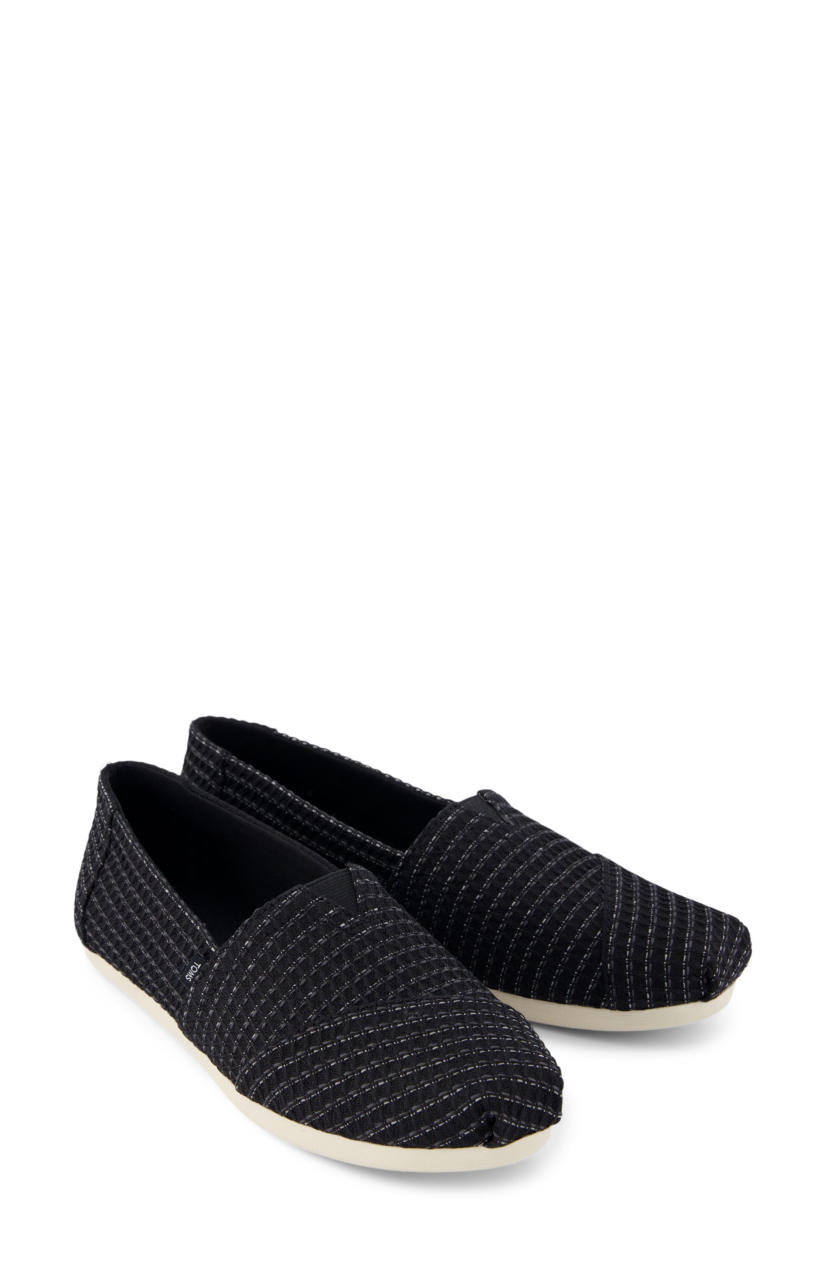 TOMS Alpargata Classic Slip-On, Alternate, color, Black