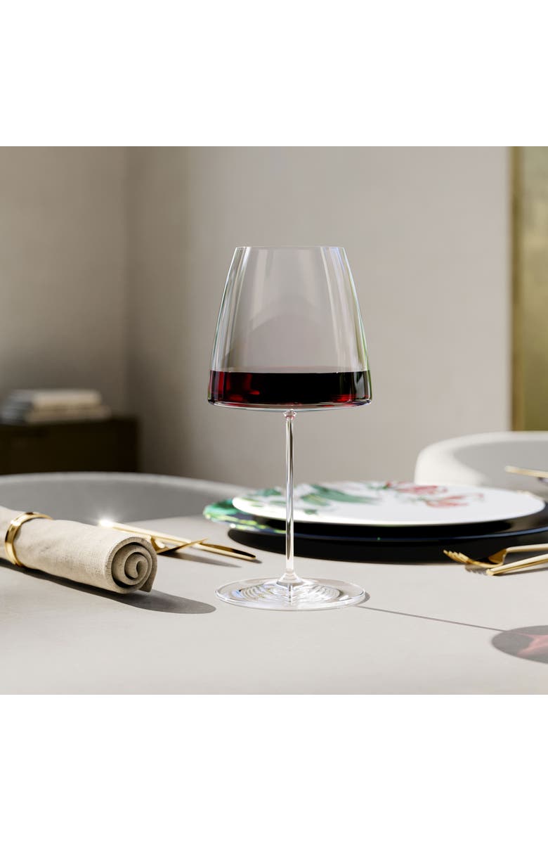 Villeroy & Boch Metro Chic Crystal Red Wine Glass Pair, Alternate, color, Clear