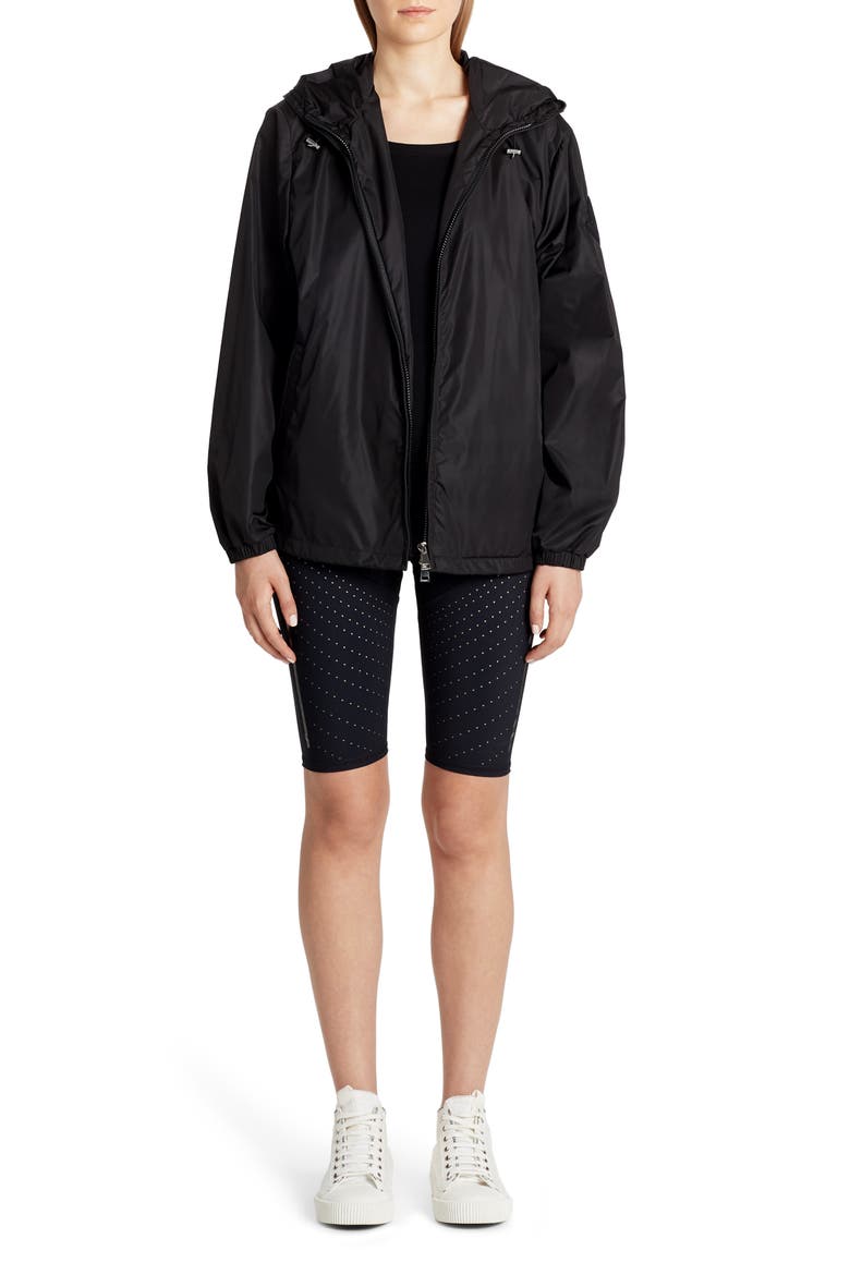 Alexandrite Hooded Jacket, Alternate, color, BLACK