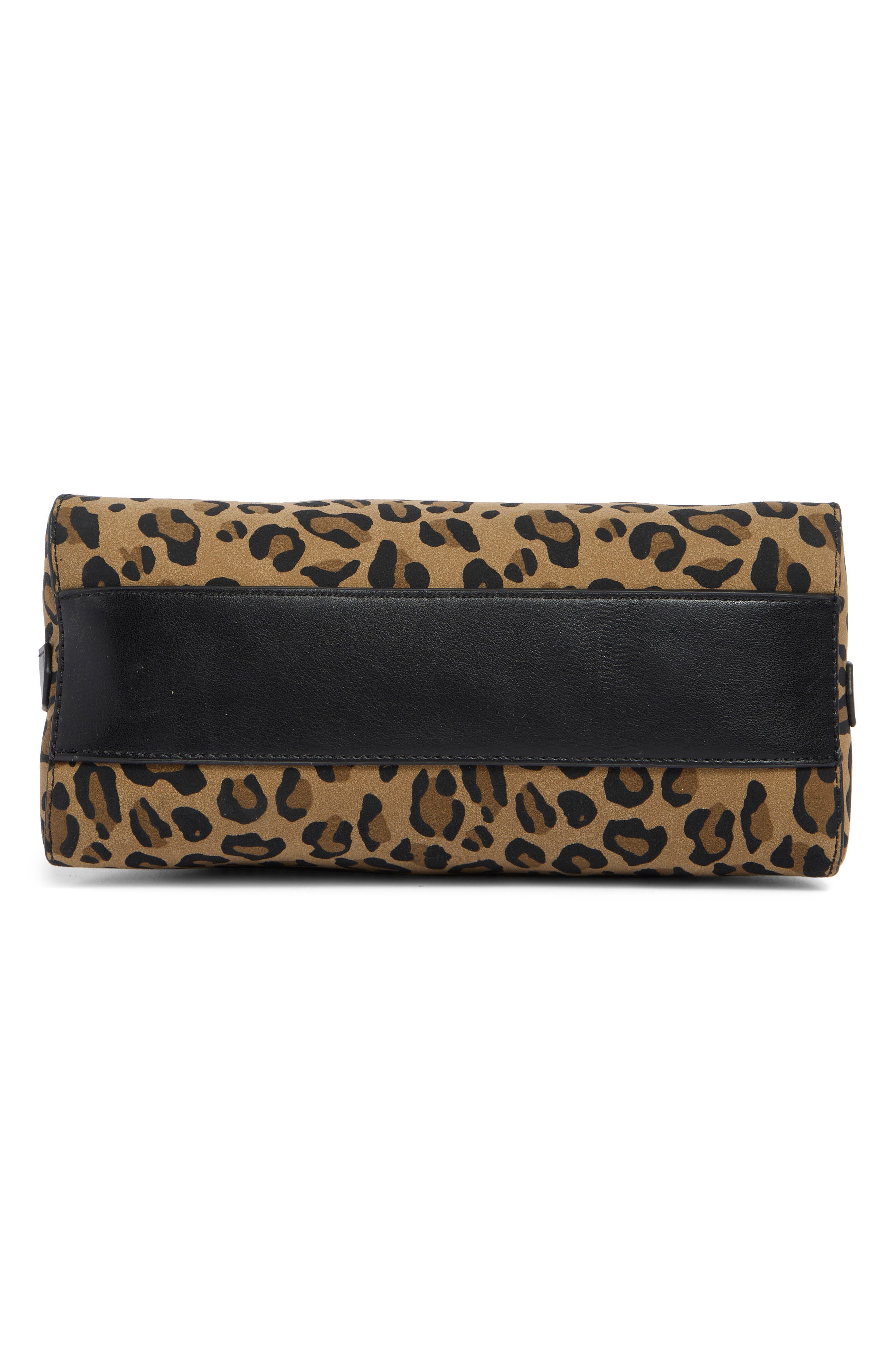 Leopard Print Satchel Bag, Alternate, color, LEOPARD