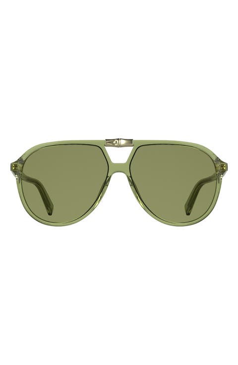 Roseau 58mm Aviator Sunglasses