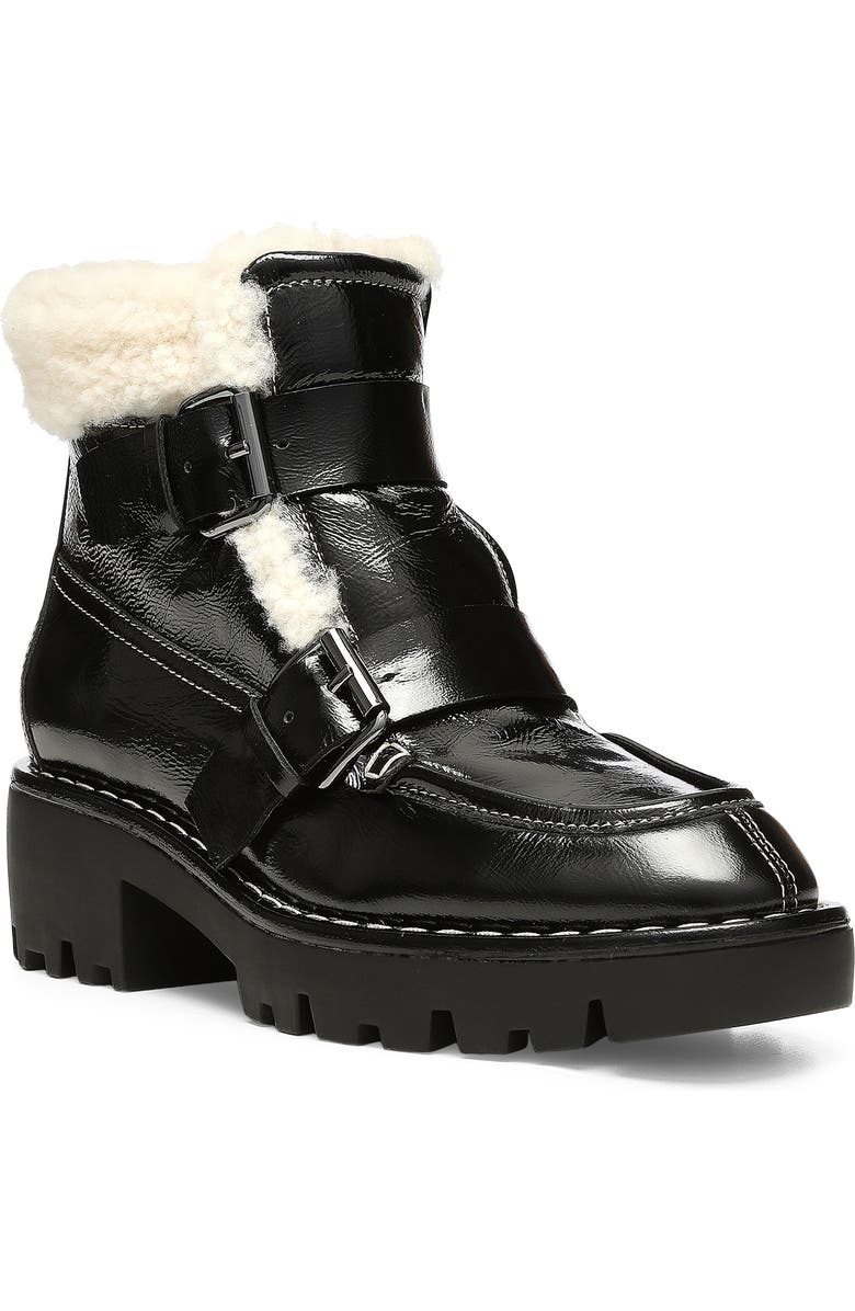 Donald Pliner Elix Genuine Shearling Bootie, Main, color,