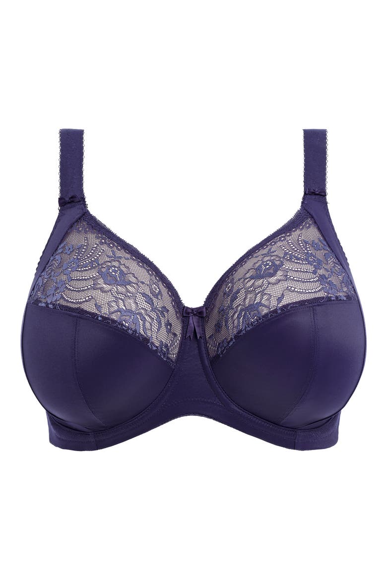 Morgan Full Figure Underwire Bra, Alternate, color, MIDNIGHT