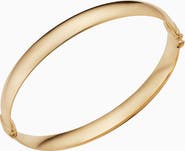 Oradina 14K Yellow Gold The One Statement Bangle