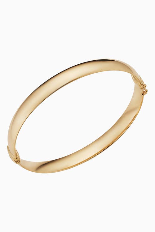 Oradina 14K Yellow Gold The One Statement Bangle at Nordstrom, Size 7.5