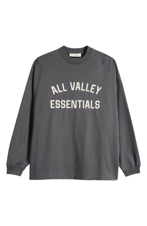 Merch Oversize Long Sleeve Cotton Graphic T-Shirt