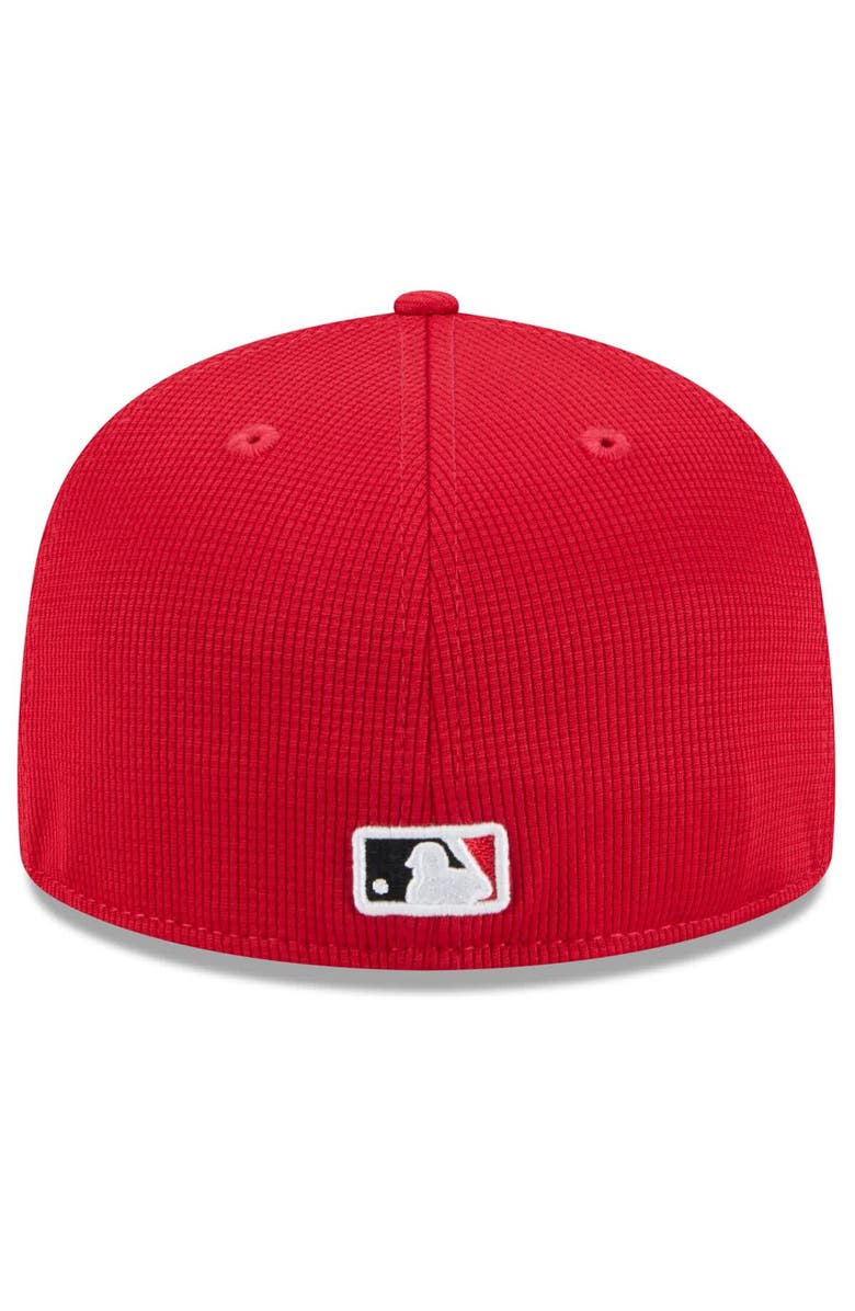 New Era Men's New Era Red Cincinnati Reds 2025 Spring Training 59FIFTY Fitted Hat, Alternate, color, Red