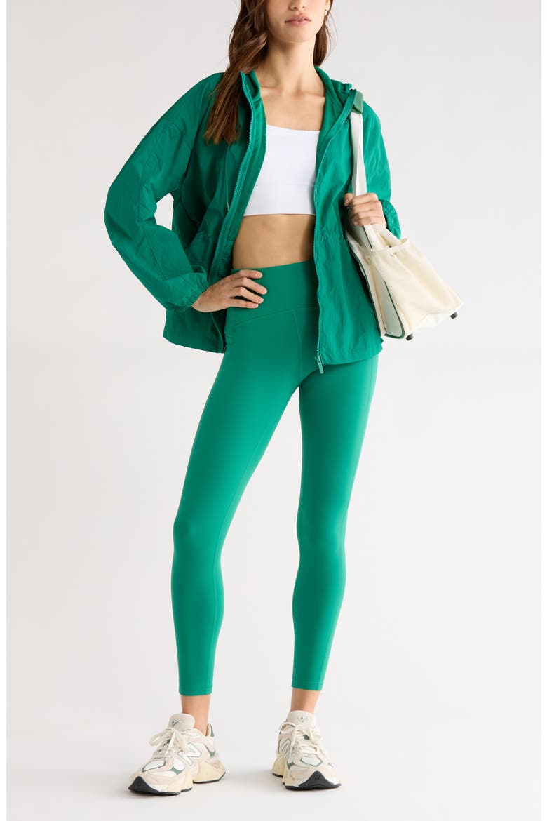 Studio Luxe High Waist Pocket 7/8 Leggings, Alternate, color, GREEN GLADE