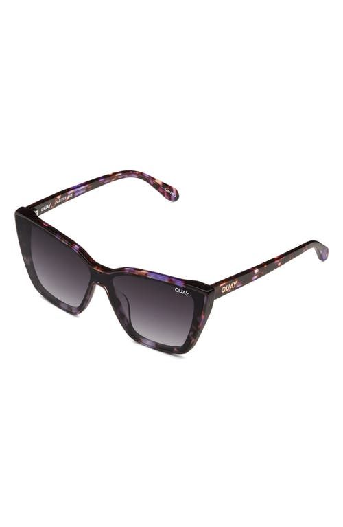 Quay Confidential 143mm Cat Eye Sunglasses In Purple