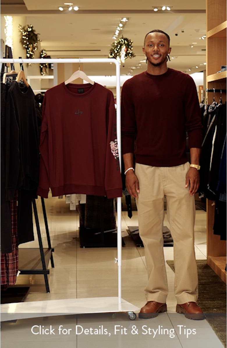 Tempo Rose Comfort Performance Graphic Sweatshirt, sales video thumbnail