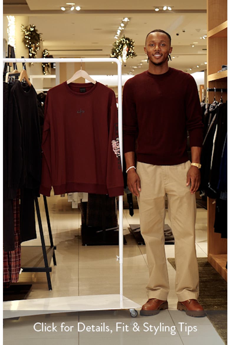 Tempo Rose Comfort Performance Graphic Sweatshirt video