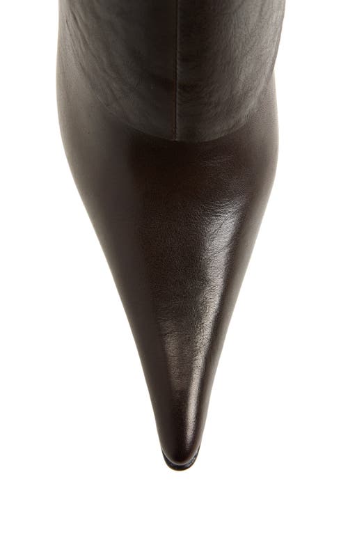 JEFFREY CAMPBELL JEFFREY CAMPBELL CORSETED POINTED TOE BOOT