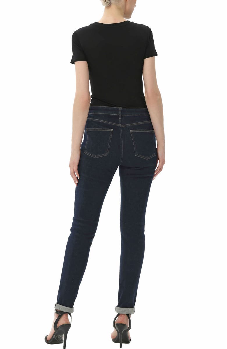 Kimi 
Kai Women
s Crew Neck Basic Bodysuit, Alternate, color, Black