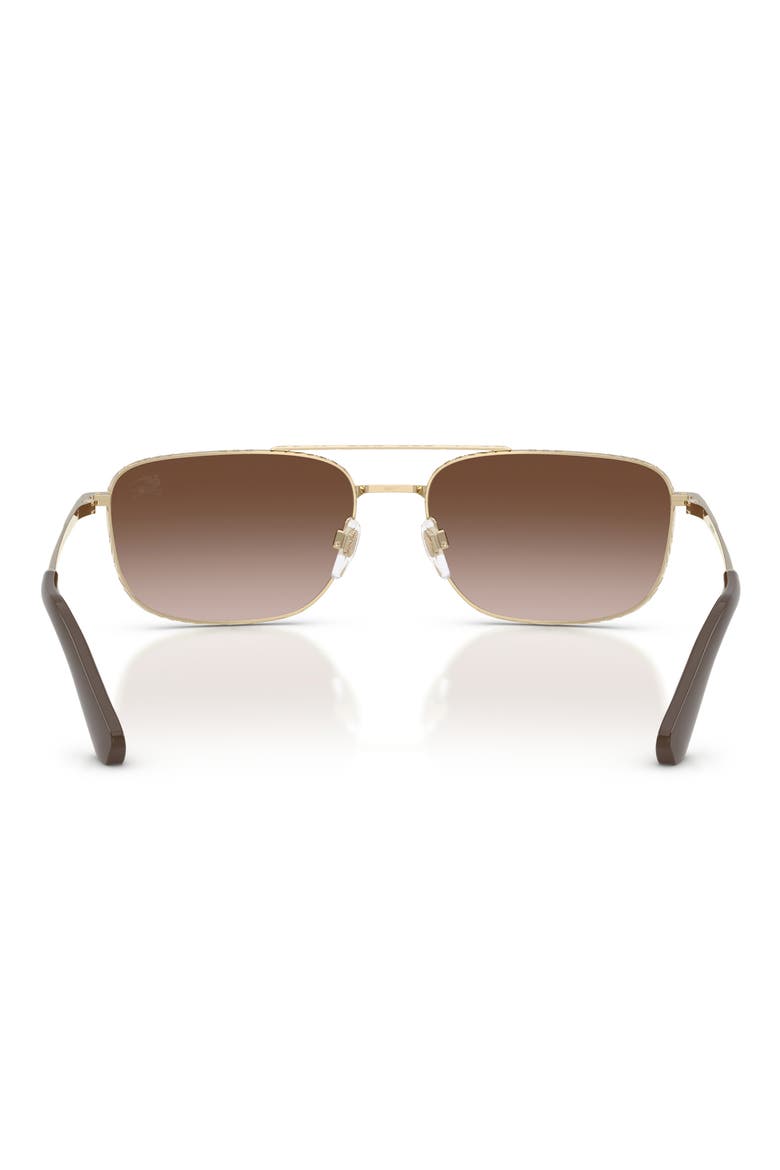59mm Aviator Sunglasses, Alternate, color, LIGHT GOLD / BROWN GRADIENT