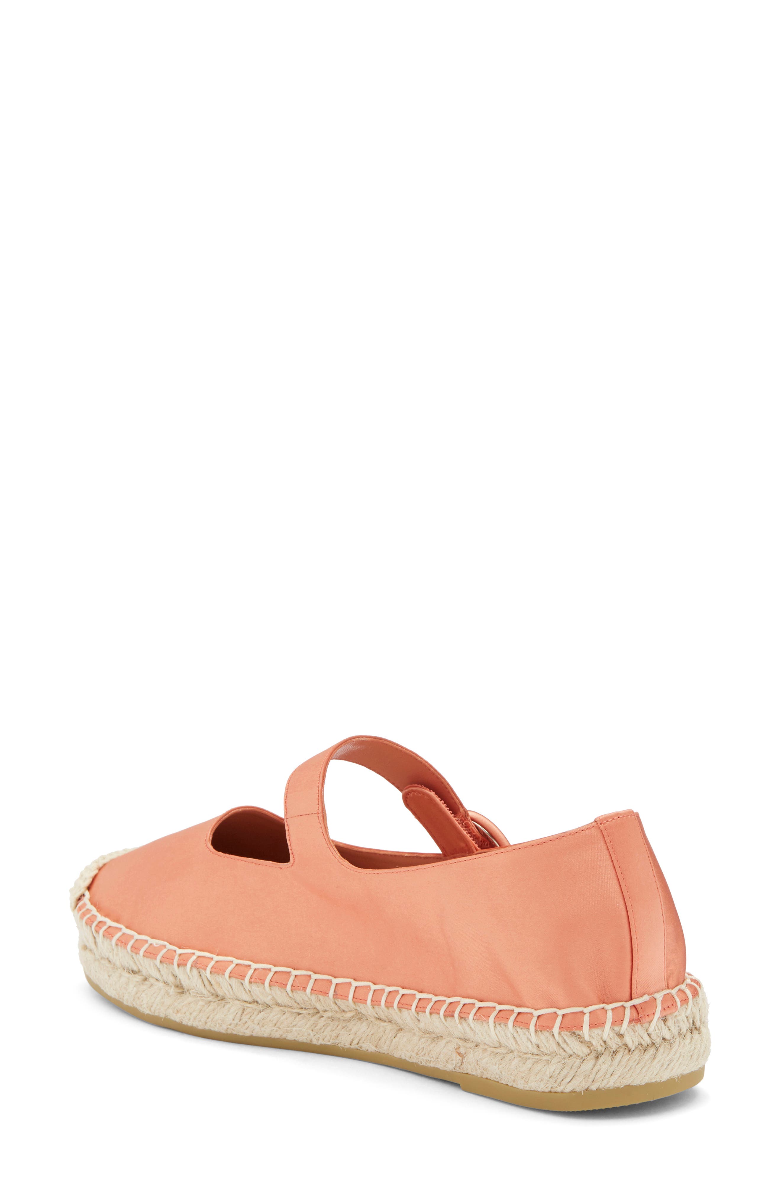 Jeffrey Campbell Ariele Mary Jane Espadrille, Alternate, color, Pastel Orange Satin