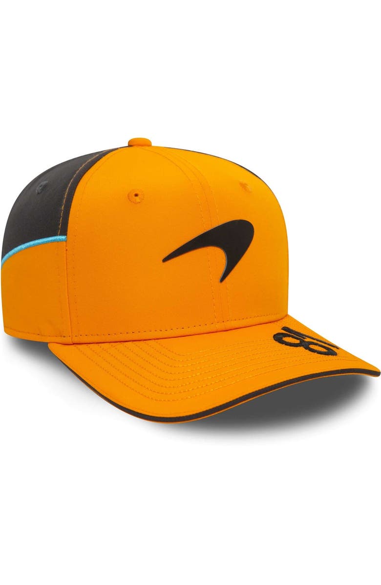 New Era Men's New Era Oscar Piastri Orange McLaren F1 Team Driver 9FIFTY Adjustable Hat, Alternate, color,