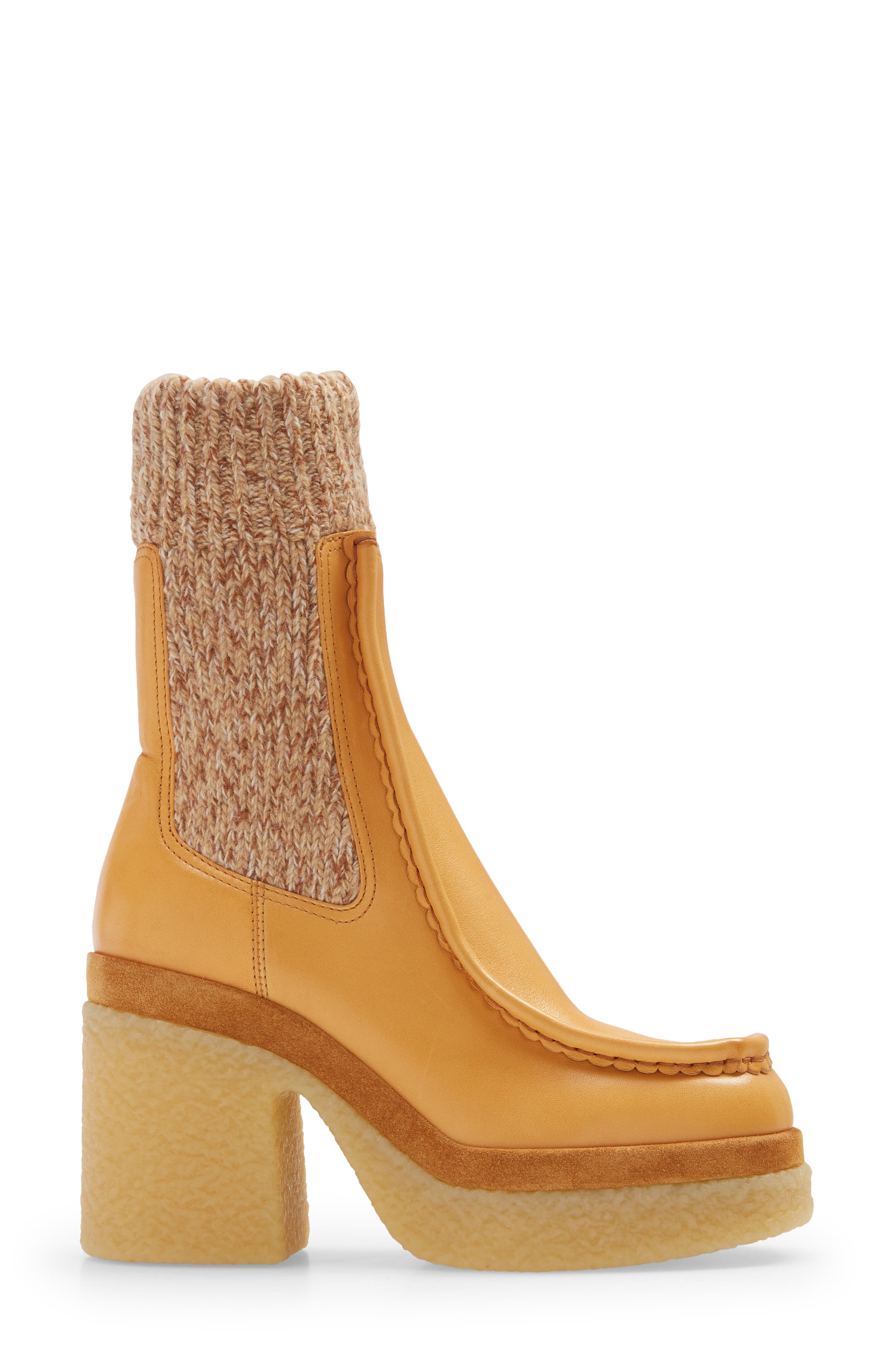 Jamie Platform Chelsea Boot, Alternate, color, CAMEL