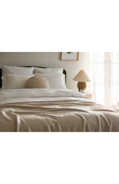 Parachute Vintaged Linen Bed Cover In Natural