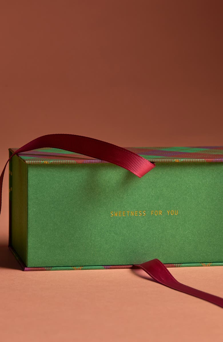 Spring & Mulberry Ultimate Holiday Collection Date Sweetened Dark Chocolate Bars 10-Piece Gift Box, Alternate, color, 