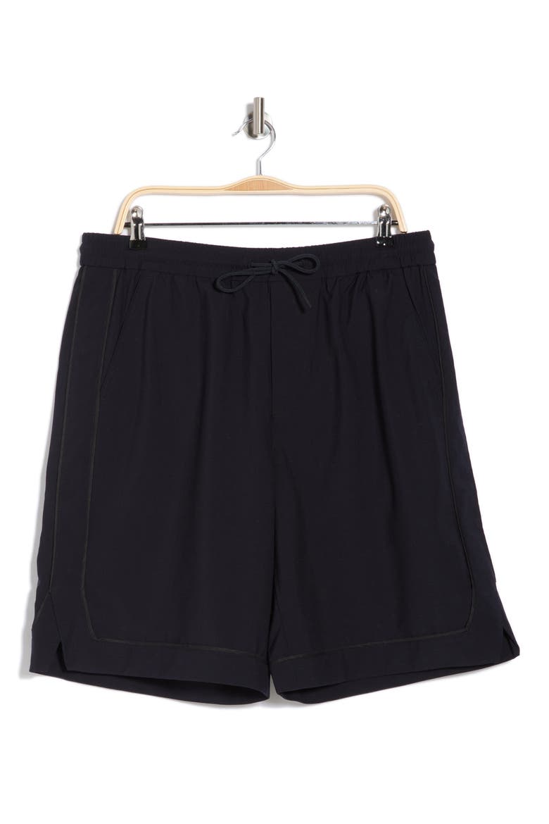 Irving Wool Blend Shorts, Alternate, color, NAVY
