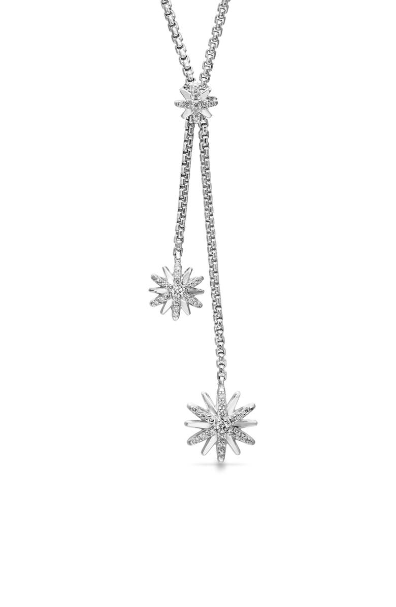 David Yurman Starburst Diamond Y-Necklace, Alternate, color, 