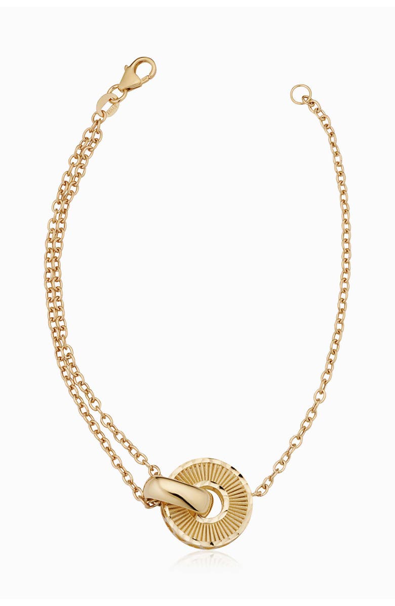 Oradina 14K Yellow Gold Icon Bracelet, Main, color, Yellow Gold