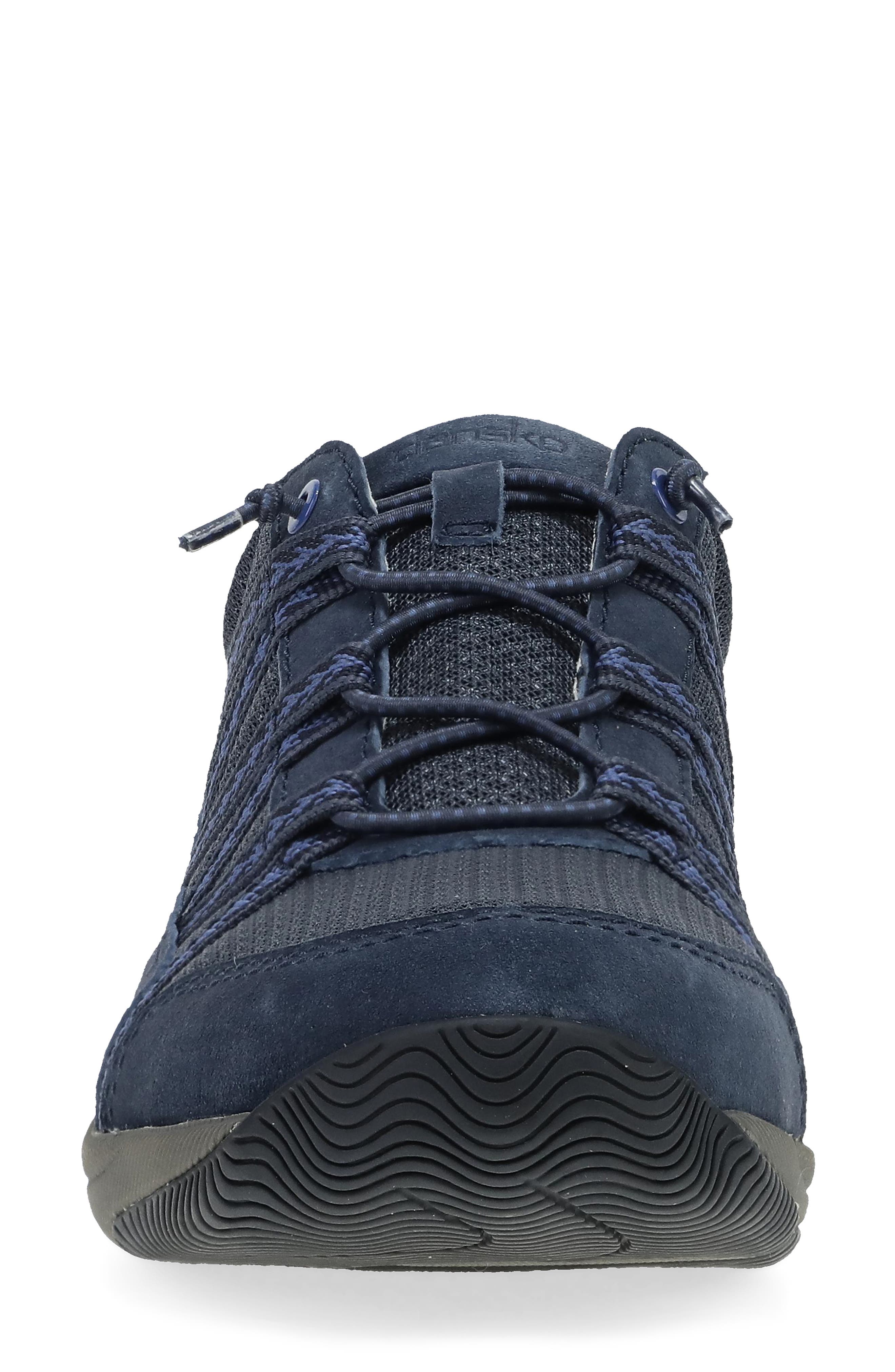 Dansko Harlyn Sneaker, Alternate, color, Navy Suede