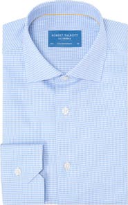 Robert Talbott Reynolds Mini Check Shirt in Contemporary Fit