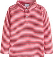 Little English Kids' Striped Long Sleeve Polo