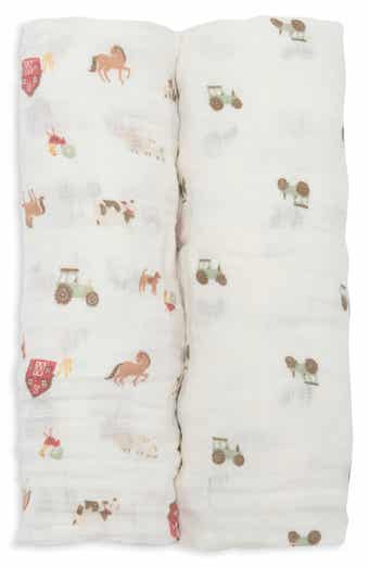 2-Pack Cotton Muslin Blankets
