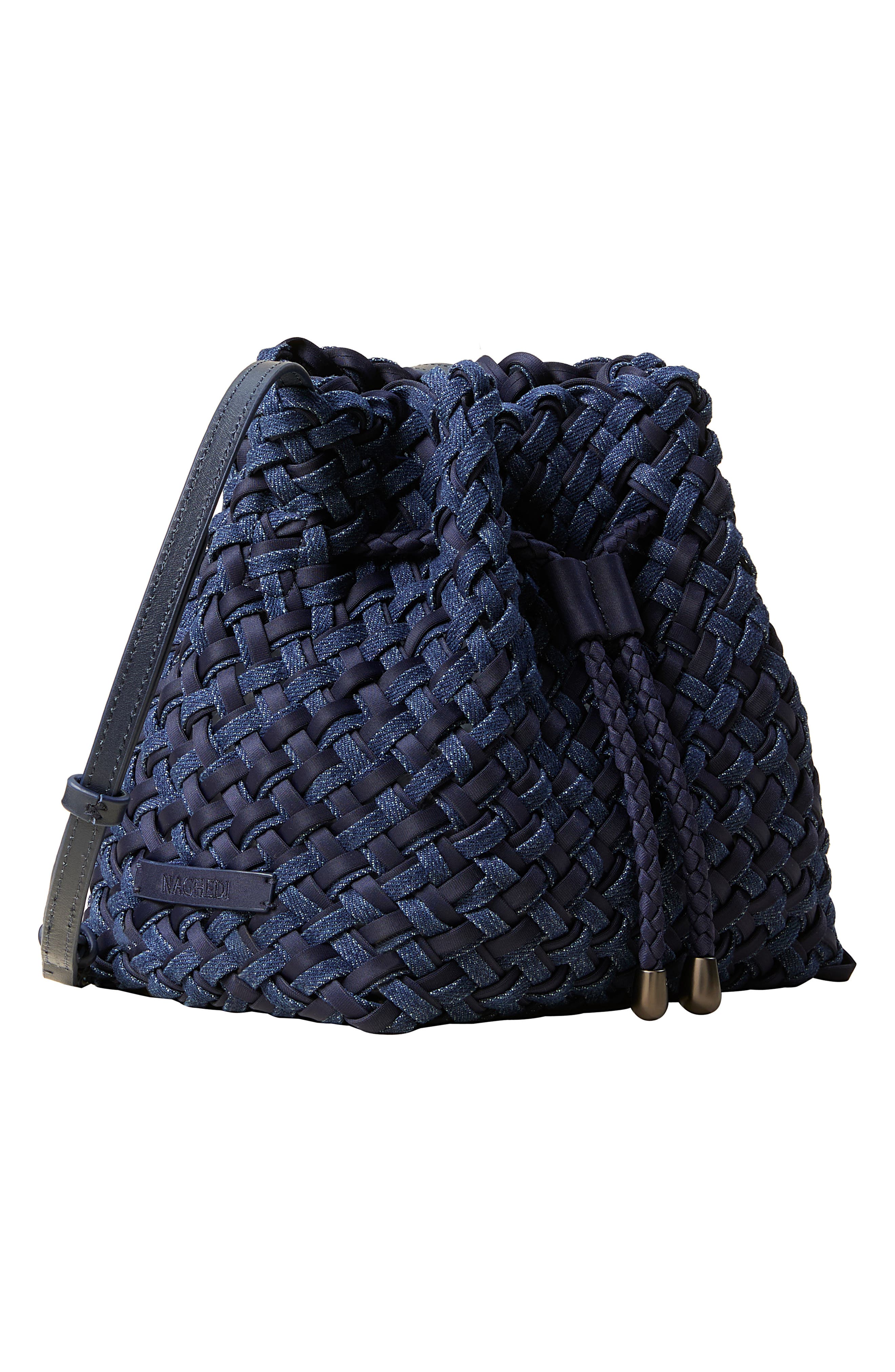 NAGHEDI Medium Gramercy Bucket Bag, Alternate, color, Indigo