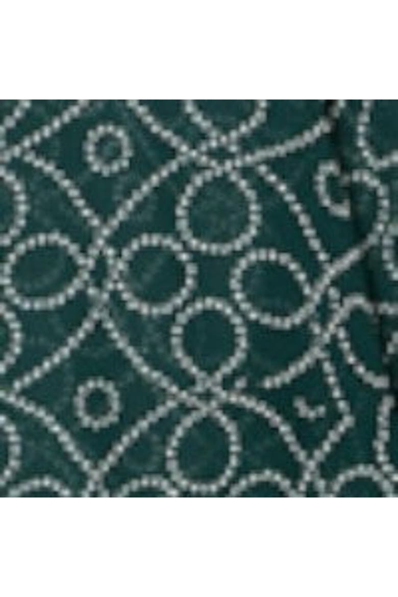 Printed Sheer Shirt, Alternate, color, Green