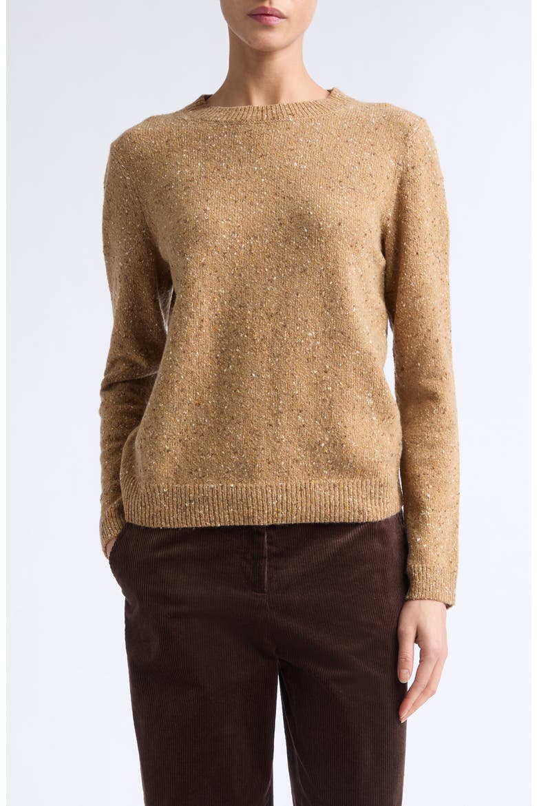 Donegal Cashmere Sweater, Main, color, CAMMELLO MULTI